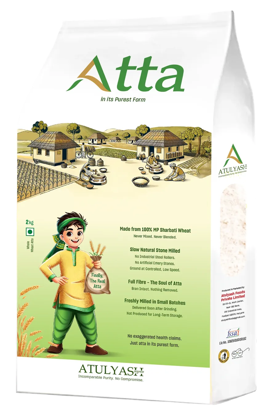 Atulyash Whole Wheat Atta pack